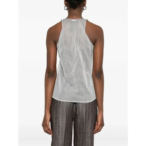 Giorgio Armani Grey Tops - Vests & Tank Tops Women